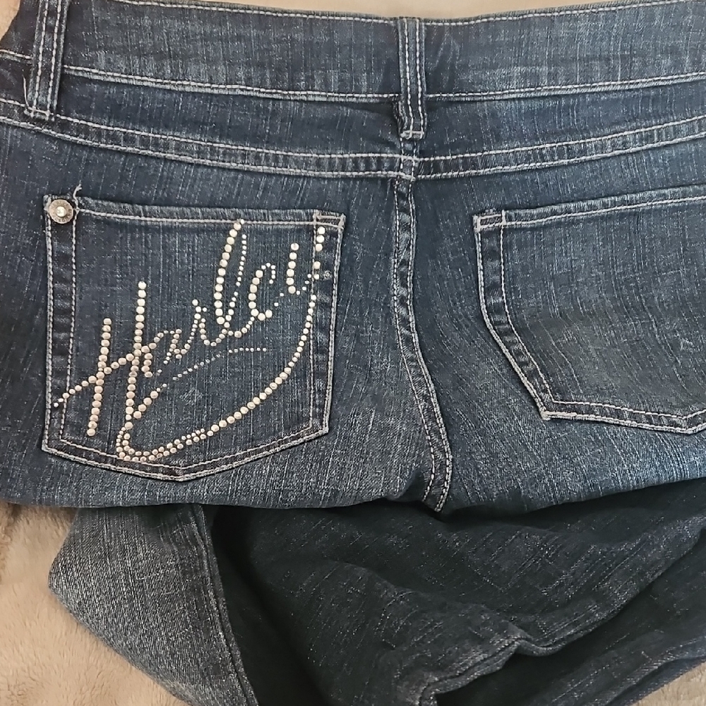 Harley-Davidson Women's Blue Boot Cut Jeans